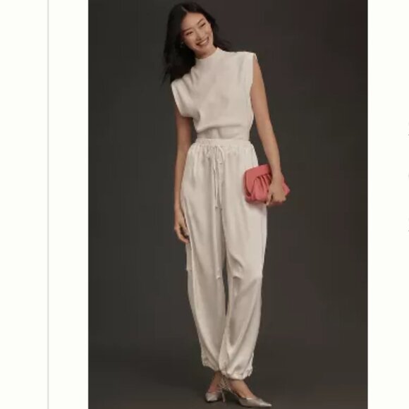 Brand New Women's Maeve Silky Parachute Pants - Picture 1 of 4